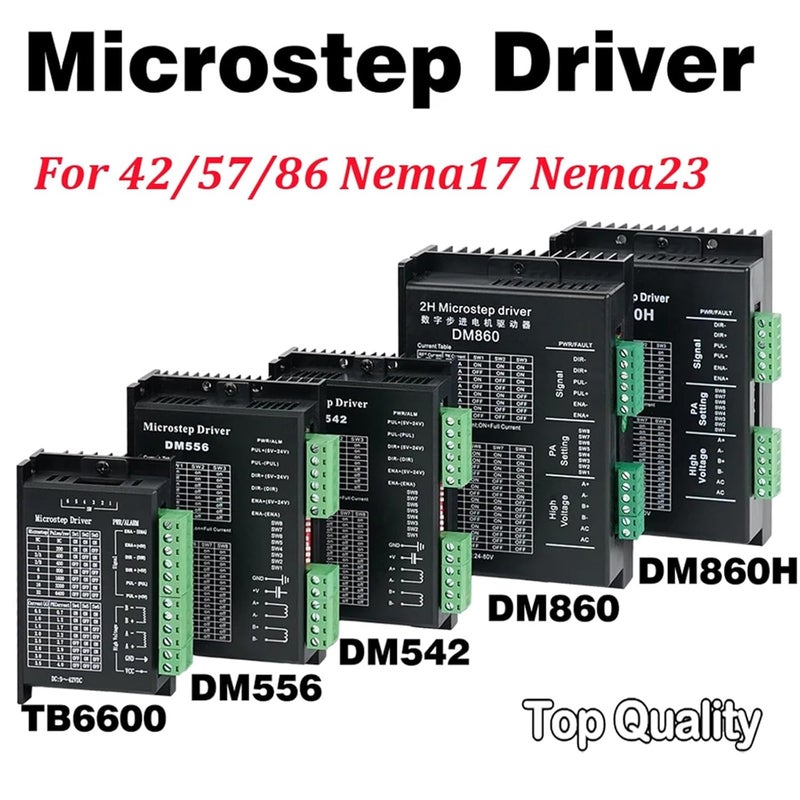 سائق محرك السائر DM542 TB6600 DM556 DM860H لمحركات السائر Nema17 Nema23 Nema34 42 57 86 - Image 3